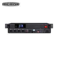Harga Pabrik 4-Saluran Penekan Umpan Balik Otomatis 48V Power Supply Penguat Suara Bahan Aluminium