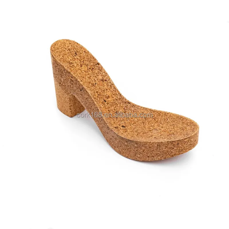 Eco-friendly Girls Shoe Platform Slippers High Heels Sole Beach Outdoor Cork Sandals Clogs Shoes Platform for Women