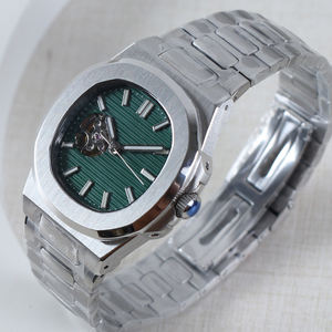 Montre personnalisée DIY sans logo, mouvement automatique NH38, montres mécaniques pour hommes, bracelet de luxe, cadran ajouré NH38, étanche - Product Image 2