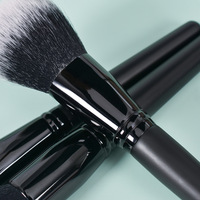 Kit de Pinceaux de Maquillage de Luxe Noir 15 Pièces pour Poudre Libre, Fard à Paupières, Blush – Personnalisable OEM ODM