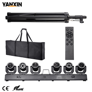 Barra Luminosa Portatile 6IN1 con Treppiede, Effetto Laser RGB, Controllo DMX, Attrezzatura per Illuminazione DJ Mobile - Product Image 2