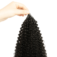 Extensions de cheveux humains au crochet, ondulés en profondeur, effet plumes, naturels, bouclés birmans, vente en gros pour tressage