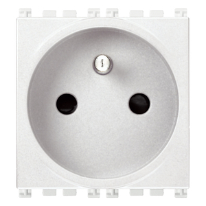 Sicury 2P+T 16A French White <b>Socket</b> 5.3cm Height <b>Plug</b> <b>Socket</b> - Product Image 1