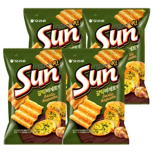 80g preço de atacado normal batata frita snakcs Coreano Sun Milho Flakess Batata Chips Casual Snack lanches exóticos