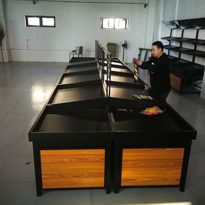 Nhà Máy Hiện Đại Giá Siêu Thị Rau Và Trái Cây Kệ Kim Loại Trái Cây Hiển Thị Đứng Giá Rau Kệ Cho Cửa Hàng - Product Image 5