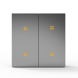 M8-4 plastik düğme Tuya Zigbee akıllı anahtar duvara monte ses kontrolü ev otomasyon otel kullanımı için tasarlanmış App kontrol çubuğu - Product Image 1