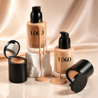Fond de Teint et Correcteur 2-en-1 à Double Chambre avec Logo Personnalisé, Fini Mat, Effet Soft Focus, Formule Filmogène, Vente en Gros