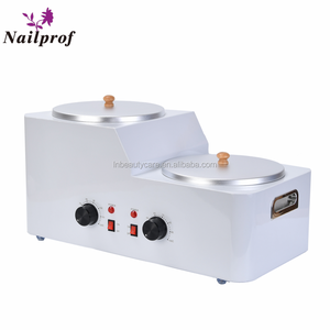 Nailprof-calentador <span class=keywords><strong>de</strong></span> cera para depilación, <span class=keywords><strong>olla</strong></span> <span class=keywords><strong>de</strong></span> <span class=keywords><strong>aluminio</strong></span> con doble cera <span class=keywords><strong>de</strong></span> 5L - Product Image 1