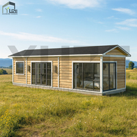 2025 nouveau Design grand-mère plat 40ft pré-fabriqué expédition conteneur vivant petite maison
