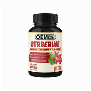 Berbérine <span class=keywords><strong>HCl</strong></span> Pilules Capsules Chlorhydrate de berbérine Poudre Extrait Supplément Ceylan Cannelle Soutien Immunitaire pour Adulte - Product Image 1