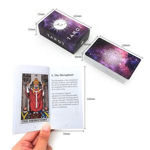 Direkt aus China Lieferant <span class=keywords><strong>Tarot</strong></span> Spielkarten mit Anleitung Handbuch Papier Boden Deck - Product Image 4