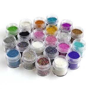 Bonitas cuentas de cristal estereoscópicas para decoración de uñas, bolas de Caviar, purpurina - Product Image 4