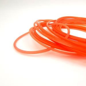 Vente en gros à prix réduit, courroie circulaire industrielle en PU brillante orange, longueur 200 m, haute flexibilité pour la transmission - Product Image 4