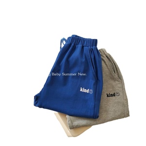 <span class=keywords><strong>Pantalon</strong></span> de jogging de sport décontracté pour grands enfants de 3 à 8 ans <span class=keywords><strong>pantalon</strong></span> d'été à neuf points pour l'extérieur <span class=keywords><strong>pantalon</strong></span> ample taille moyenne lettre plate pour hommes - Product Image 5