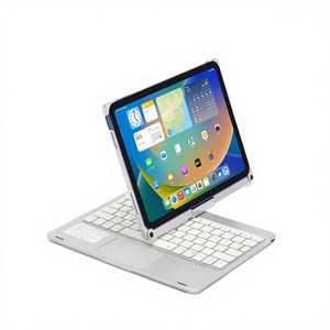 New 360 Degree Rotating Wireless RGB Backlit Ultra Thin Keyboard Case Touchpad for Ipad 10.9/11/12.9 Inch 10th Gen 2023 <b>Tablet</b> - Product Image 3