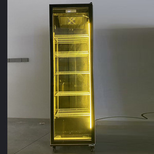 Armoire réfrigérée pour boissons et <span class=keywords><strong>vins</strong></span> à <span class=keywords><strong>deux</strong></span> portes, trois portes ou une seule porte, refroidie par air, en alliage d'aluminium, avec verre trempé, automatique - Product Image 2