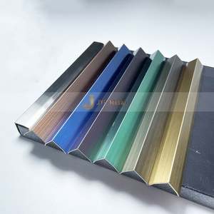 LL118 304 Grade Brushed Stainless Steel Border <b>Edge</b> Tile Metal <b>Trim</b> Strip L Shape <b>Flexible</b> <b>Edge</b> Profile for Apartment Use - Product Image 6
