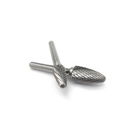 Fresa Rotativa de Carburo F1225 con Vástago de 6.35mm para Amoladora, Ideal para Construcción Naval, Reparación de Maquinaria y Eliminación de Soldaduras de Acero
