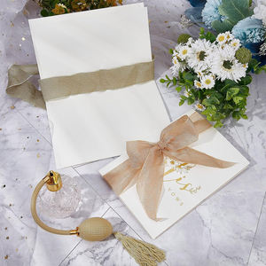 Tarjeta de voto de boda personalizada para su novio, novia, registro de matrimonio, un par de 2 cintas de seda - Product Image 2