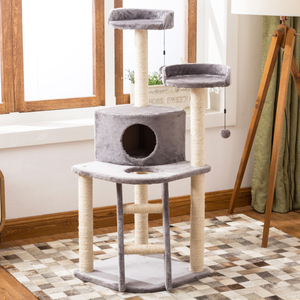 De lujo de Sisal cubierto Multi-nivel Condo estable gatito actividad arañazos Torre juego gato árbol - Product Image 6