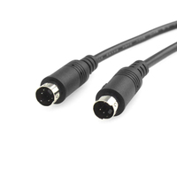 Hochwertiges 4-poliges Mini-DIN-Verlängerung kabel von Stecker zu Stecker für S-Video-und CCTV-Audio-/Video übertragung/Lautsprecher/Monitor