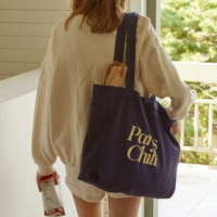Sacs de courses en toile de coton recyclé personnalisables avec logo couleur, sacs fourre-tout vierges imprimés, sacs de courses en toile avec fermeture éclair