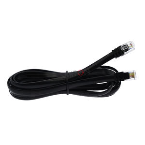 <span class=keywords><strong>Cable</strong></span> Telefónico <span class=keywords><strong>Plano</strong></span> RJ12 Negro de <span class=keywords><strong>6</strong></span> <span class=keywords><strong>Hilos</strong></span>, 26AWG, 1m - Product Image 1