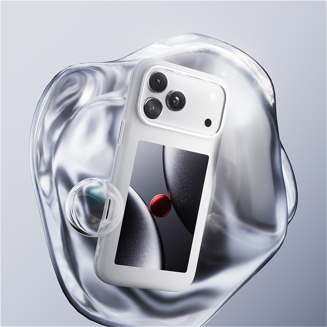 Phone case E Ink Phone Case for iPhone 17 Pro Max 16 15 Pro Max Smart NFC Ink Screen Phone Case DIY Photos Anti-Scratch