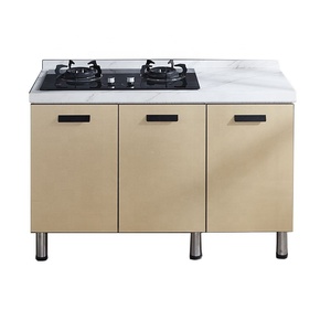 خزانة مطبخ عائلية صغيرة للشقة ، خزائن مطبخ حديثة على الطراز البسيط - Product Image 2