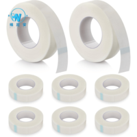 Ruban adhésif non tissé hypoallergénique Yimmer OEM flexible 1,25 cm x 9,1 m pour extensions de cheveux, fixation de trame cutanée, certifié CE