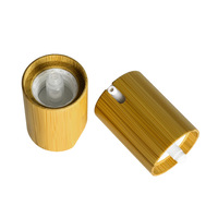 Botol Vakum Tanpa Udara Ramah Lingkungan 15ml 30ml dari Bambu untuk Kemasan Kosmetik Lotion Krim Serum Perawatan Kulit