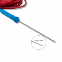 Kabel Termokopel PT100 Merah 3-Kabel Berisolasi Karet Silikon untuk Probe Tip OEM ODM Berperingkat IP65 Garansi 1 Tahun untuk Makanan