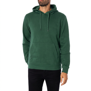 เสื้อฮู้ดผู้ชายลำลอง ผ้าคอตตอนผสมเนื้อนุ่ม แขนยาว มีฮู้ด เสื้อสเวตเชิ้ตพรีเมียมสำหรับผู้ชาย สวมใส่ได้ทุกวัน แบบมีกระเป๋าจิงโจ้ - Product Image 1