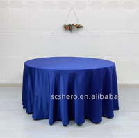 Maßgefertigte Satin-farbene Dicke Tischdecke für Hochwertige Veranstaltungsorte Bankett- und Hochzeitstische