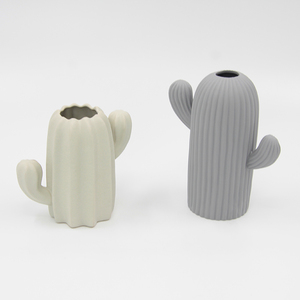 Promozione A Buon Mercato di Stile Semplice <span class=keywords><strong>Cactus</strong></span> Forma Decorativi Fatti A Mano <span class=keywords><strong>Vaso</strong></span> di Ceramica del Commercio All'ingrosso Vasi - Product Image 3