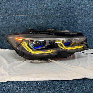 JYF RGBレーザーヘッドライト3シリーズG20/G21 19-22 DRLイエローブルーレッドグリーン高/低回転信号6000K <span class=keywords><strong>12V</strong></span> 65W - Product Image 2