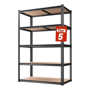 차고 창고 산업용 헤비 듀티 볼트리스 리벳 선반 강철 선반 랙 철 보관 스태킹 랙 금속 선반 - Product Image 2