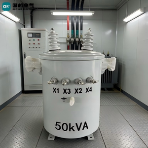 Transformateur immergé dans l'huile monophasé 100KVA 125 KVA 10KV 20KV 22KV 35KV 400V pour la distribution d'énergie - Product Image 4