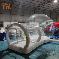 Gorila inflable de PVC de alta calidad, castillo hinchable para niños, casa de burbujas inflable con fondo hinchable