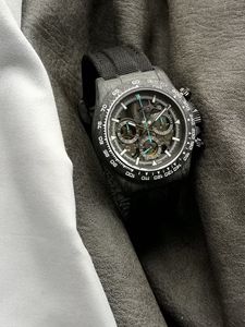 Reloj Mecánico Automático de Lujo con Bisel de Fibra de Carbono Hueco de 40 mm, 4130v - Product Image 3