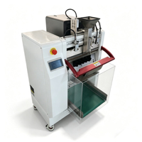 Ensacheuse automatique de table/ensacheuse à rouleaux/ensacheuse automatique pour polyéthylène avec impression d'étiquettes SKU, personnalisable pour le commerce électronique