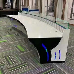 学校医院酒店办公家具机房指挥中心可定制现代钢制控制台平台桌 - Product Image 3