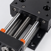 Rel Linear 100mm 200mm 300mm Aktuator Linear Teleskopik Berpenggerak Sabuk untuk Printer 3D CNC dengan Bantalan Alloy Gear
