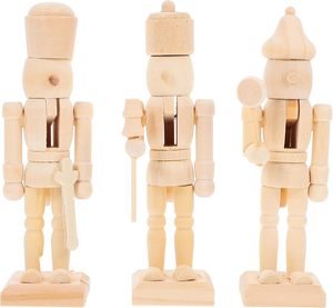 <span class=keywords><strong>Casse</strong></span>-<span class=keywords><strong>noisette</strong></span> en bois inachevé, <span class=keywords><strong>casse</strong></span>-<span class=keywords><strong>noisette</strong></span> <span class=keywords><strong>de</strong></span> Noël non peint soldat bricolage peinture Mini Figurines en bois artisanat pour Noël - Product Image 1