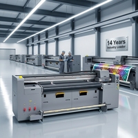Impresora UV Híbrida Yotta 1.8M 2 en 1, Impresora Plana y de Rollo a Rollo, Impresora UV Digital Ricoh G5 G6 para Señalización y Publicidad