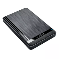 Pasokan pabrik Laptop HDD kasus 2.5 inci SATA HDD casing penutup mendukung Hot Swap Usb 3.1 tipe-c kasus plastik