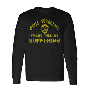 Maglietta a Maniche Lunghe Stile Militare per Sergente di Pattuglia, Nera, per Addestramento - Product Image 2