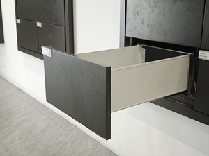 Kim loại mỏng ngăn kéo hộp H150mm siêu mỏng bên tường với mềm đóng undermount Ngăn kéo trượt - Product Image 5