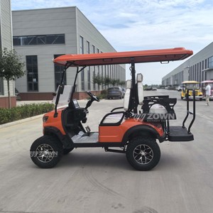 Carro de Golf Eléctrico de Alto Rendimiento, Vehículo Utilitario de 4 Ruedas, Carro de Golf con Batería de Plomo-Ácido para Uso en Villas, Comunidades, Parques y Turismo - Product Image 3