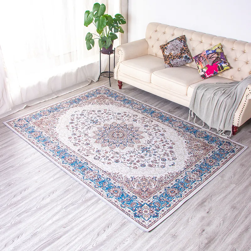 Morocco Style Large Luxury Living Room Area Persian Plush Rugs Retro Ethnic Home Decor Carpets Bedroom Anti-Slip Floor Mats